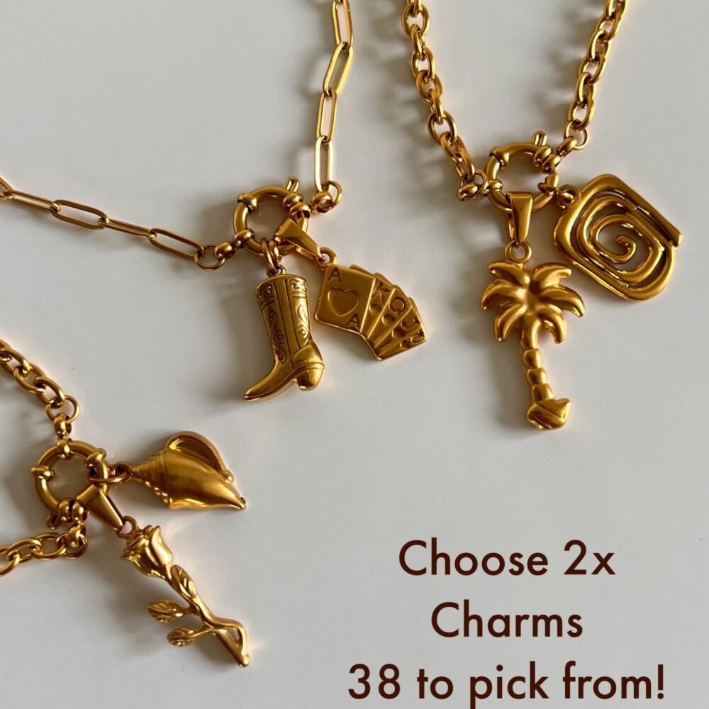 Ocean Beach Same Style Diy Pendant Necklace Cross Starfish Cowboy Boot Pendant Twelve Zodiac Signs - Image 2