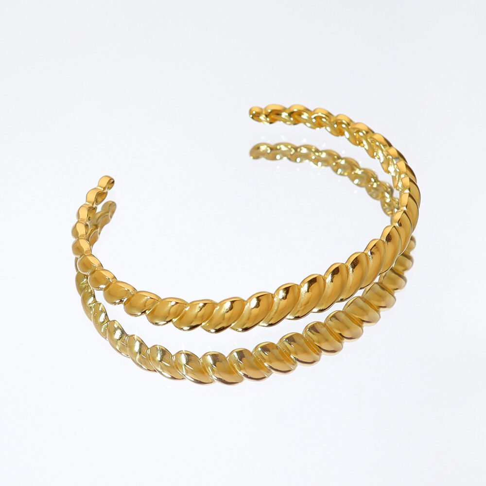 Twisted Plain Bangles - Image 4