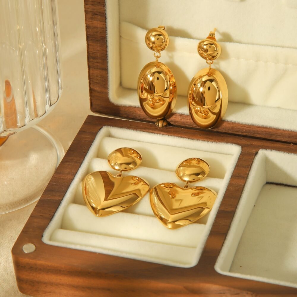 Love Stainless Steel Earrings