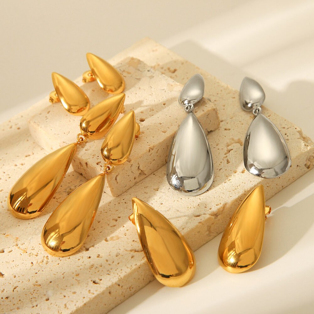 Water Drop Earrings - Image 4