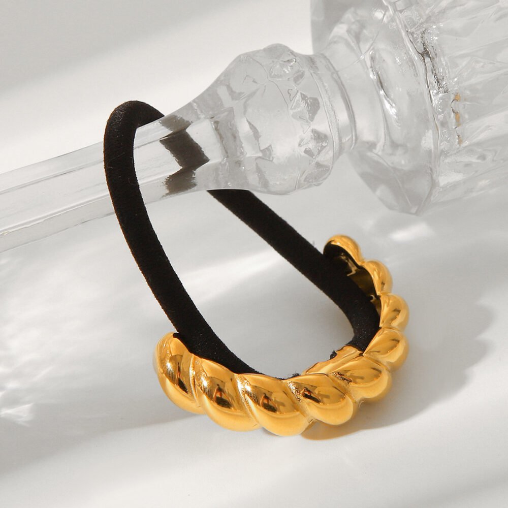 Twisted Stainless Steel Hair Rope - Image 2
