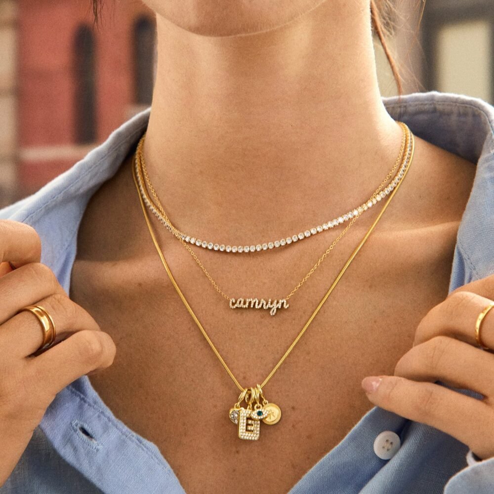 Twelve Constellations Corrugated Pendant Diy Necklace - Image 3