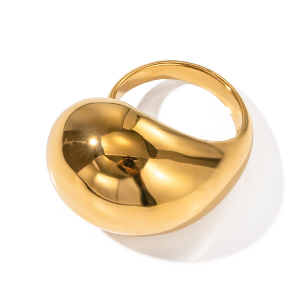 Water Drop Stainless Steel Ring - Image 5