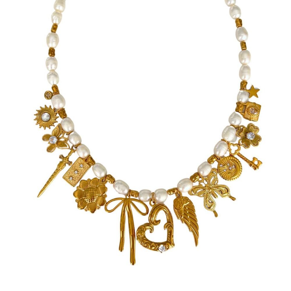 Pearl Love Wings Diy Pendant - Image 5