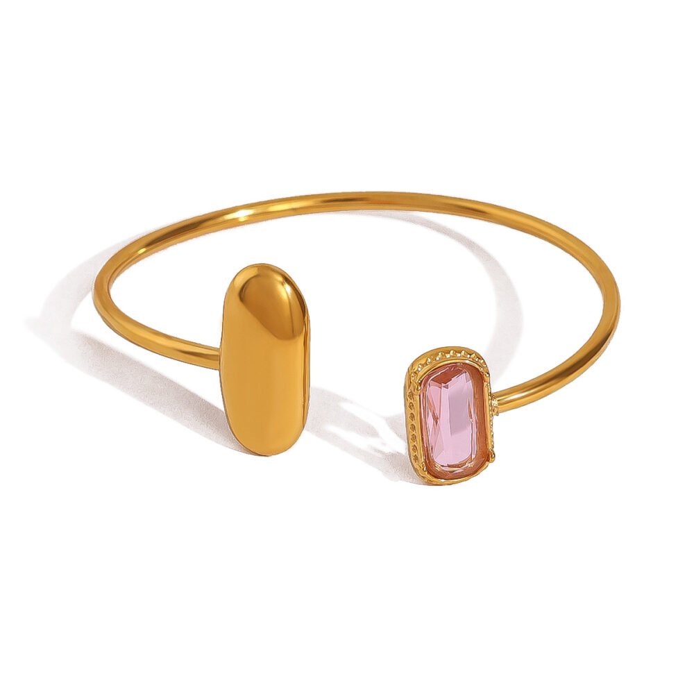Colored Zircon Bangle - Image 5