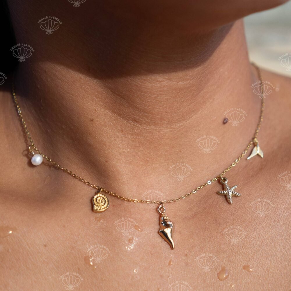Boho Ocean Starfish Pendant Necklace