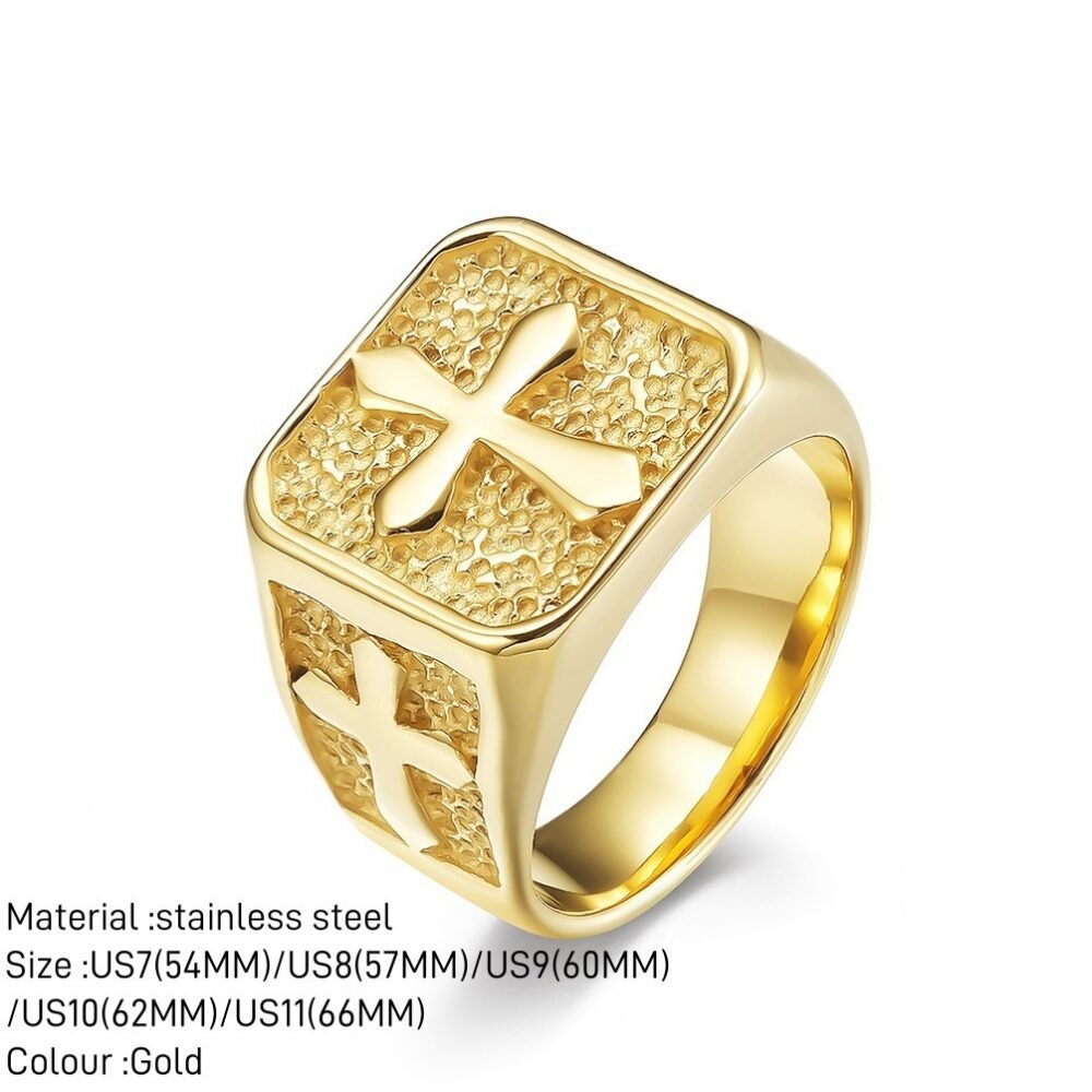 Cross ring domineering ring - Image 5
