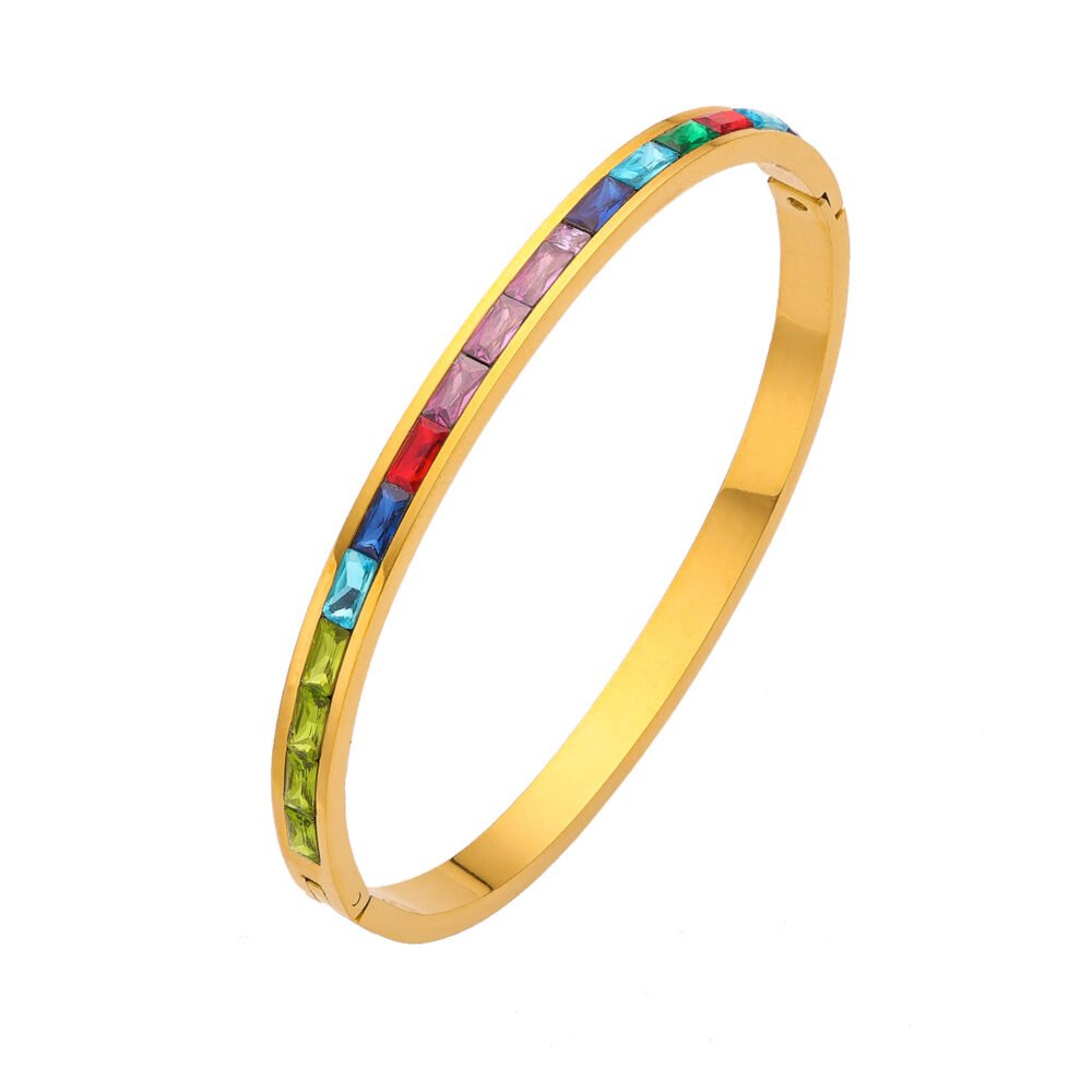 Colored Zircon Bangles - Image 5