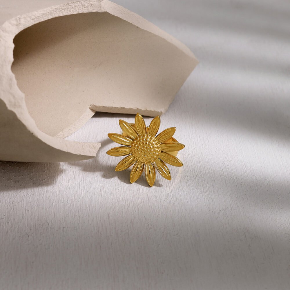 Flower Ring Open Ring - Image 2