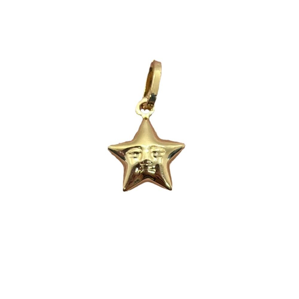 Star Face Love Butterfly Key Pepper Pendant Necklace - Image 5