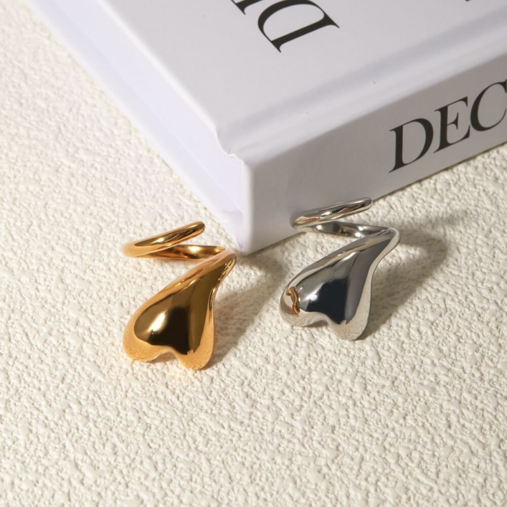 18k gold love wrapped open ring gentleman - Image 4