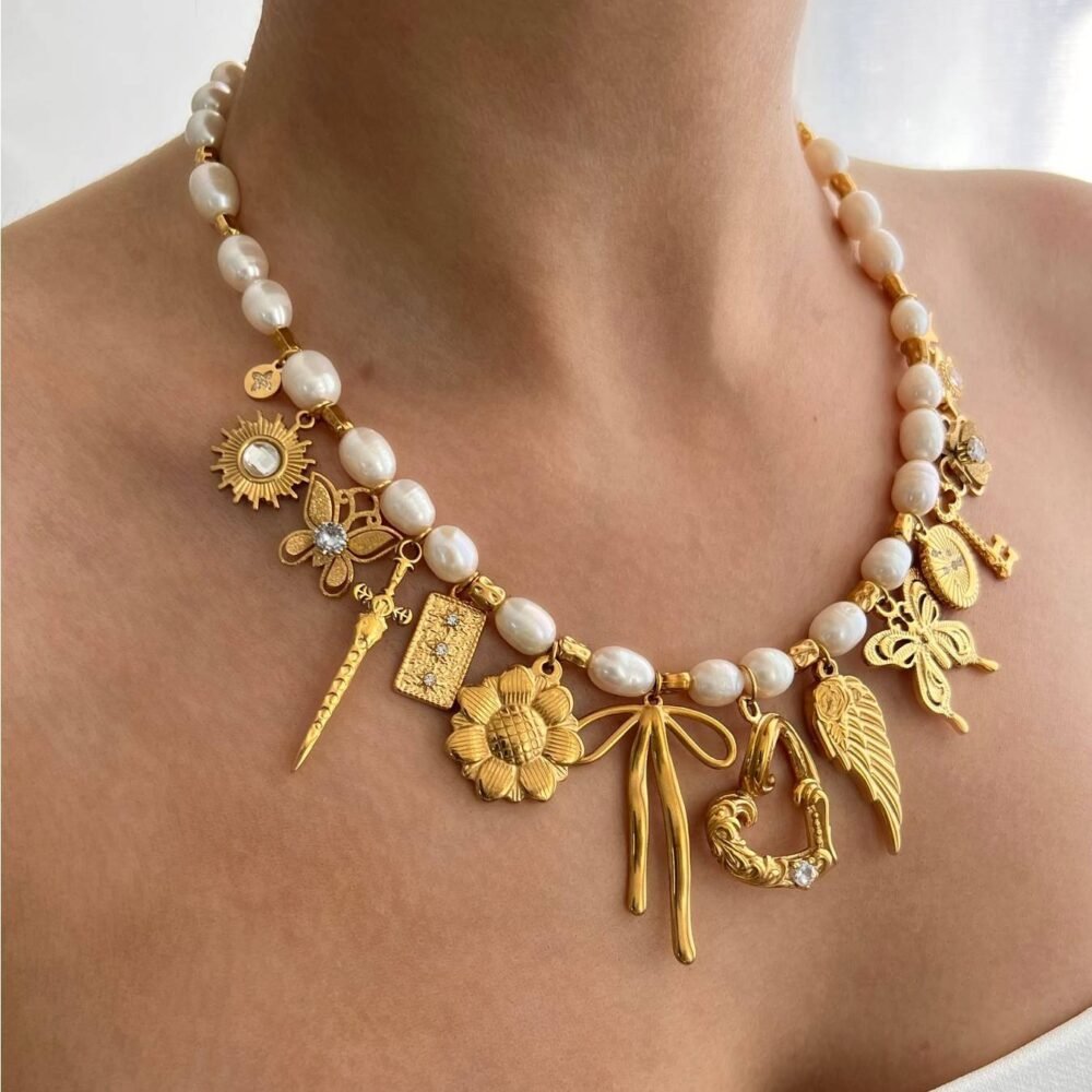 Pearl Love Wings Diy Pendant