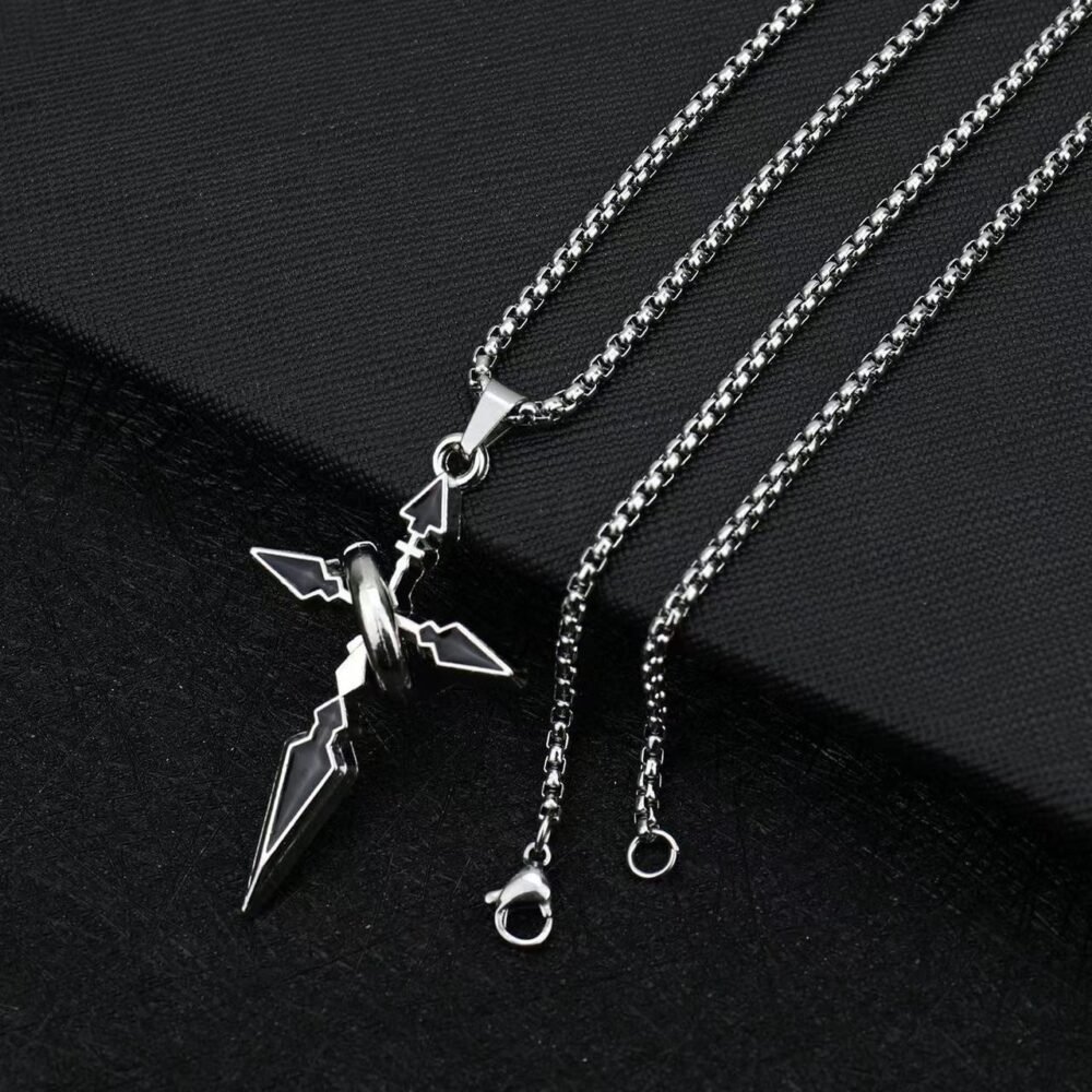 Cross With Ring Necklace