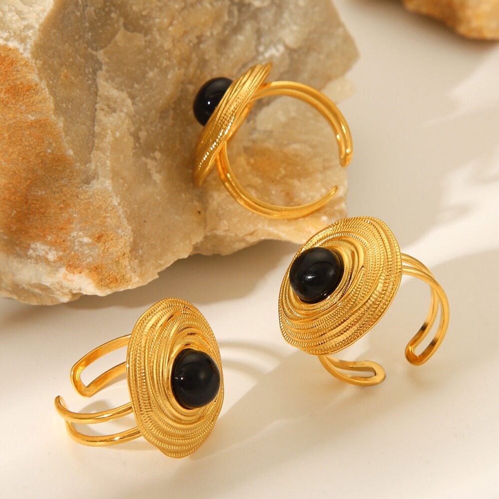 Stainless Steel Devil'S Eye Ring
