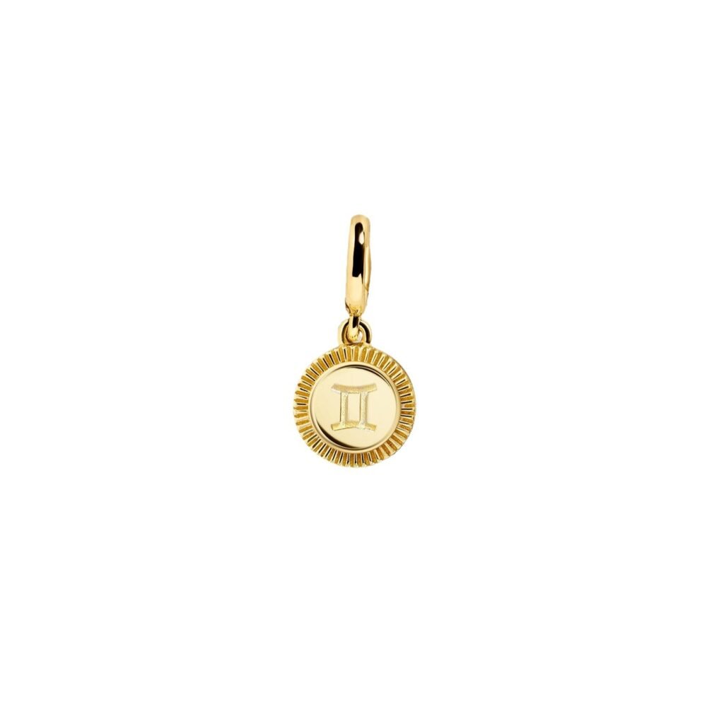 Twelve Constellations Corrugated Pendant Diy Necklace - Image 5