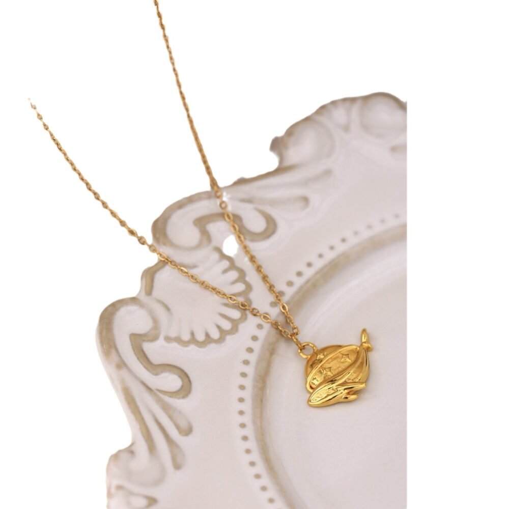 Sun And Moon Whale Necklace - Image 5