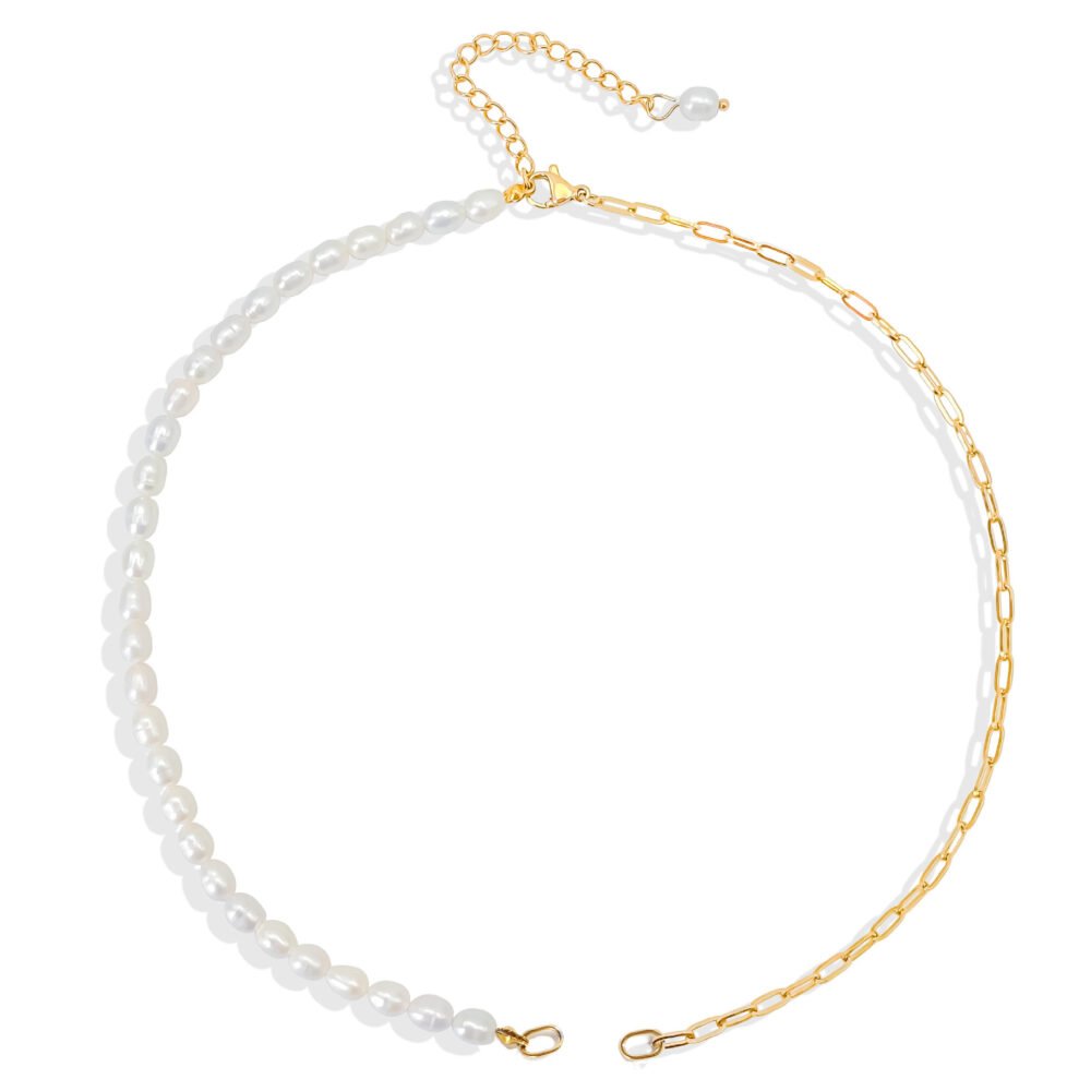 Necklace freshwater pearl necklace clavicle chain accessories - Image 5
