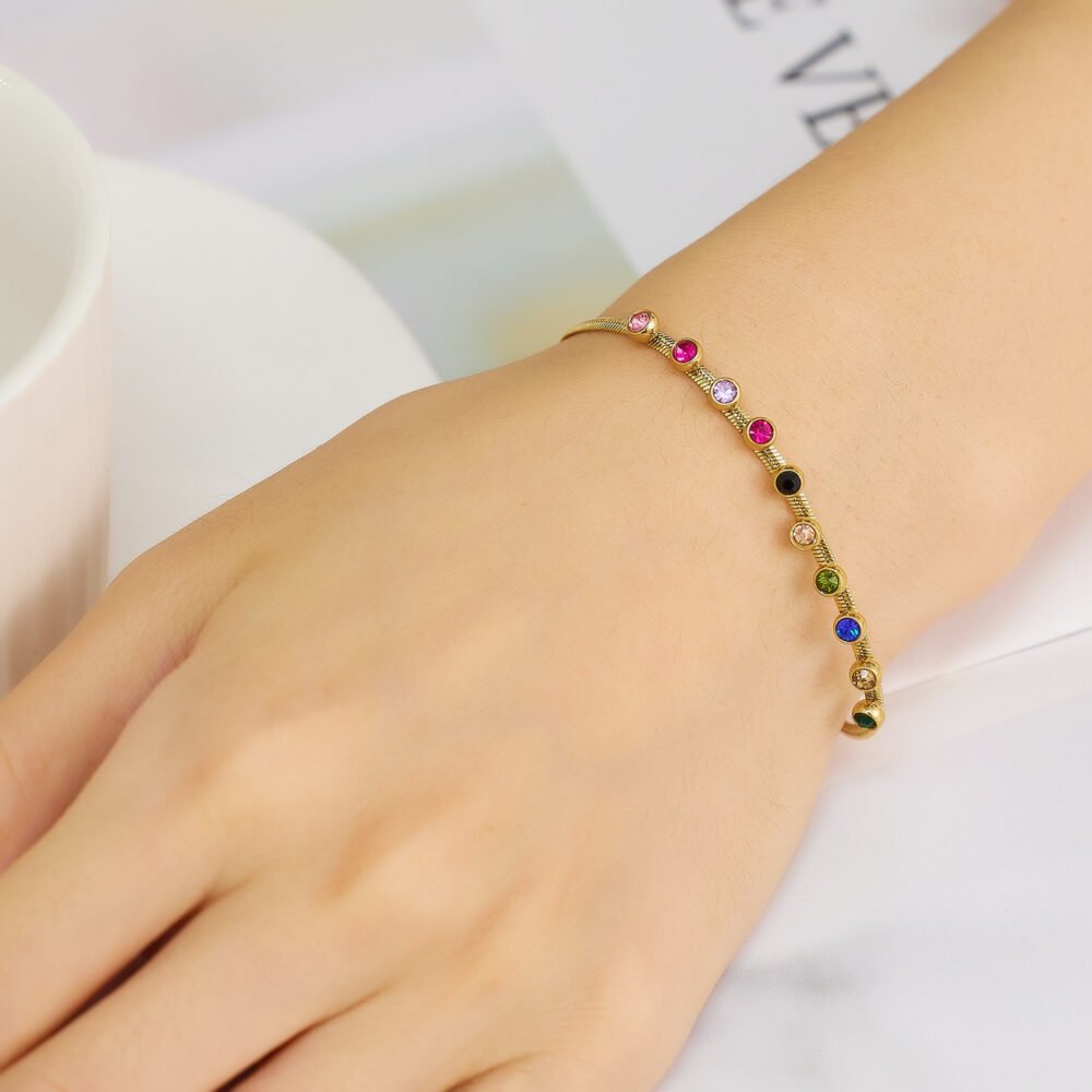 Devil'S Eye Bohemian Colored Zircon Bracelets - Image 4
