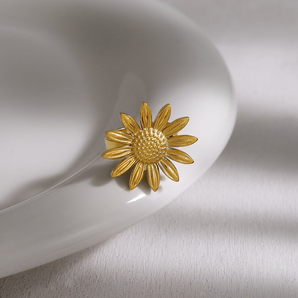 Flower Ring Open Ring
