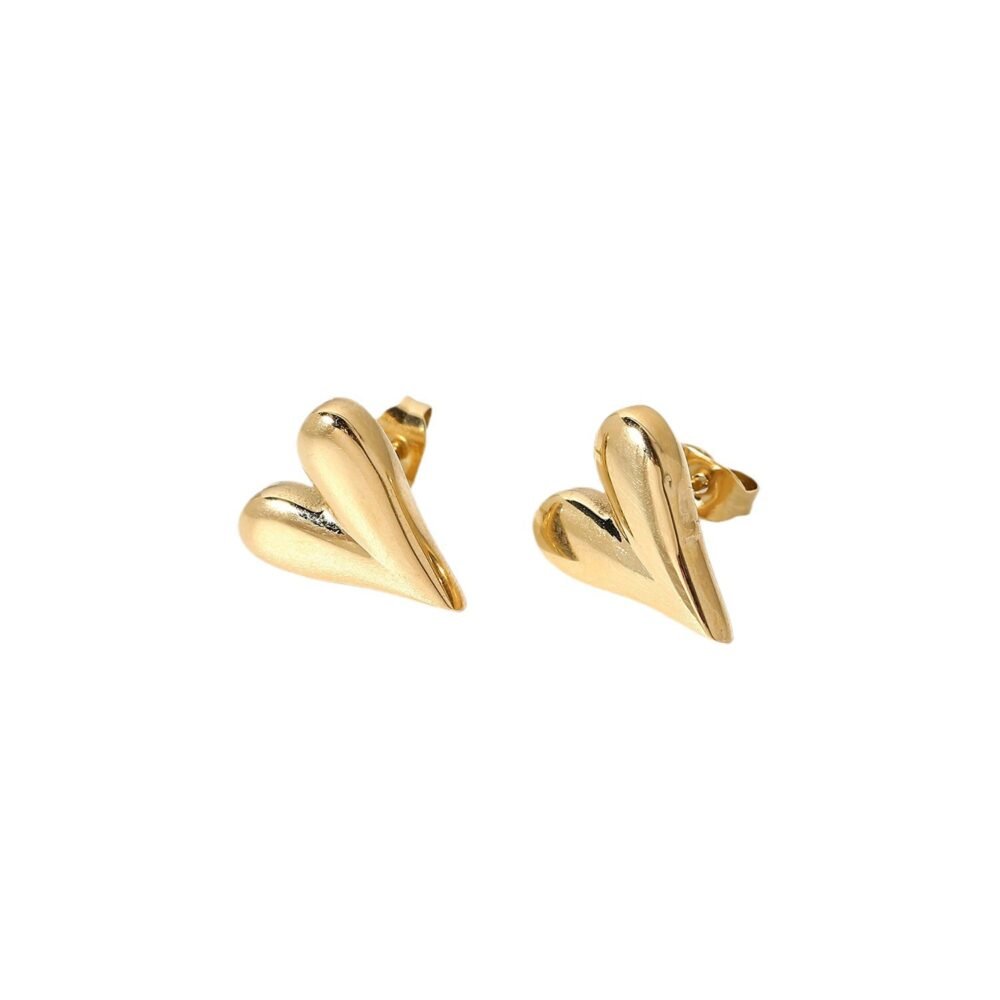 Earrings 18K earrings earrings love heart-shaped earrings - Image 5