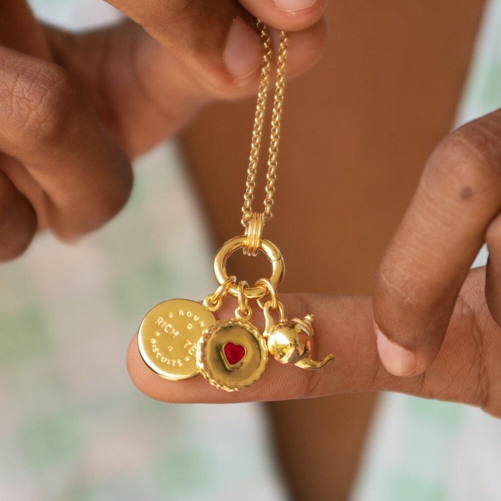 Casual Teapot Cookies Love Pendant