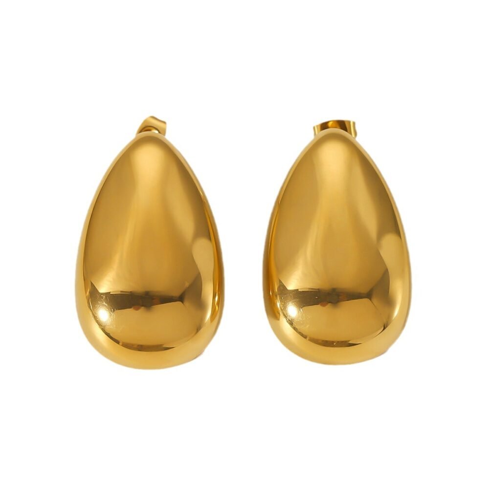 Stainless Steel Water Drop Earrings - Image 5