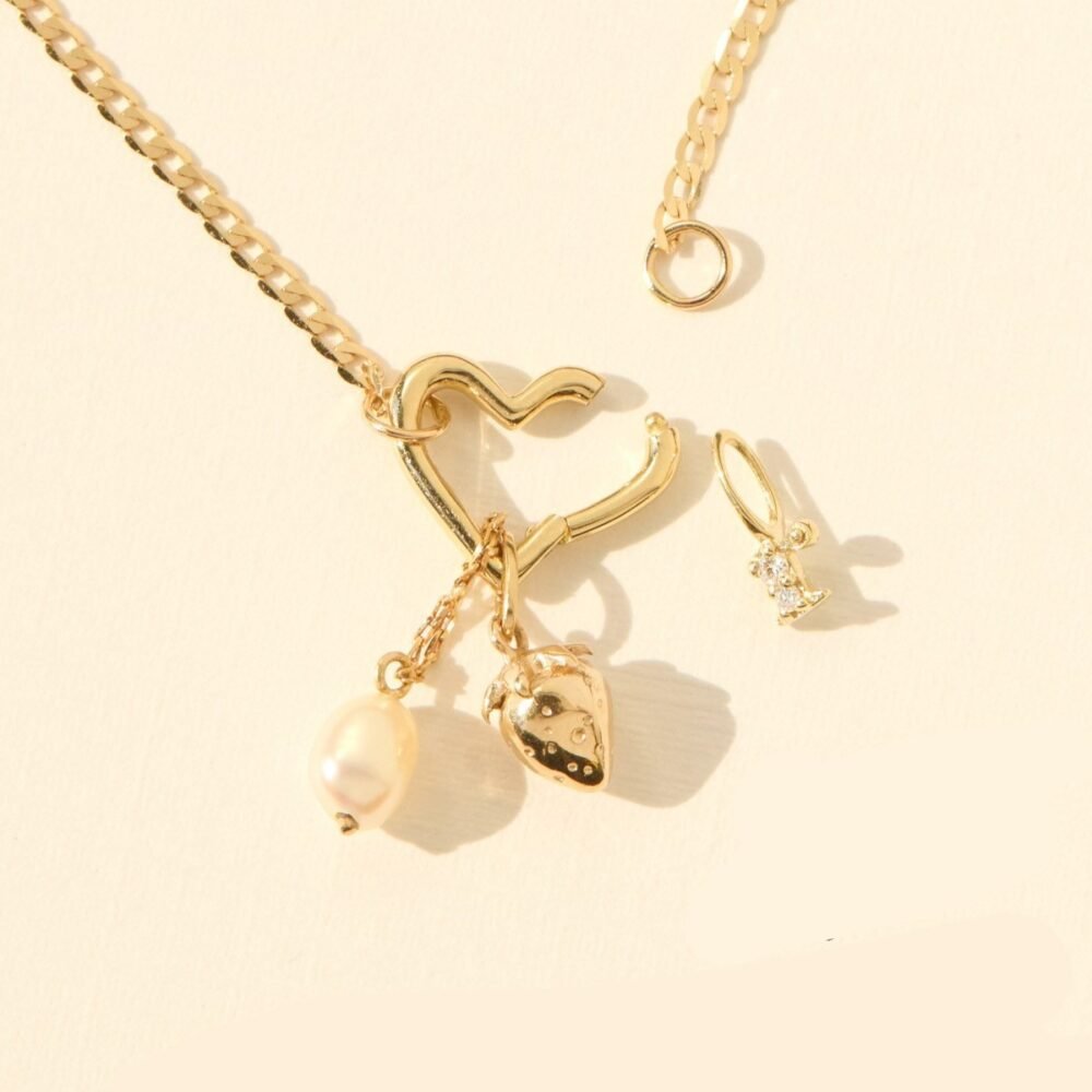 Diy Basic Living Chain Collection Love Circle Necklace