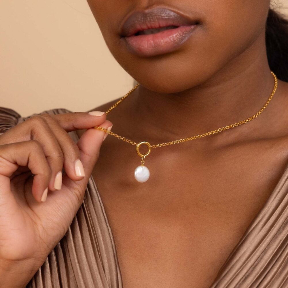 Pearl Love Necklace Dopamine Paired With Pendant Diy Accessories - Image 4