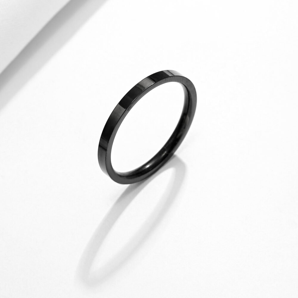 Plain Ring Couple Smooth Face Ring - Image 2
