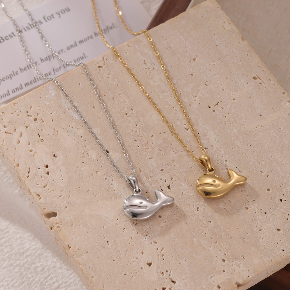 Marine Animal Dolphin Necklace - Image 4