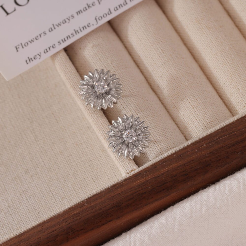 Sunflower Earrings - Image 3