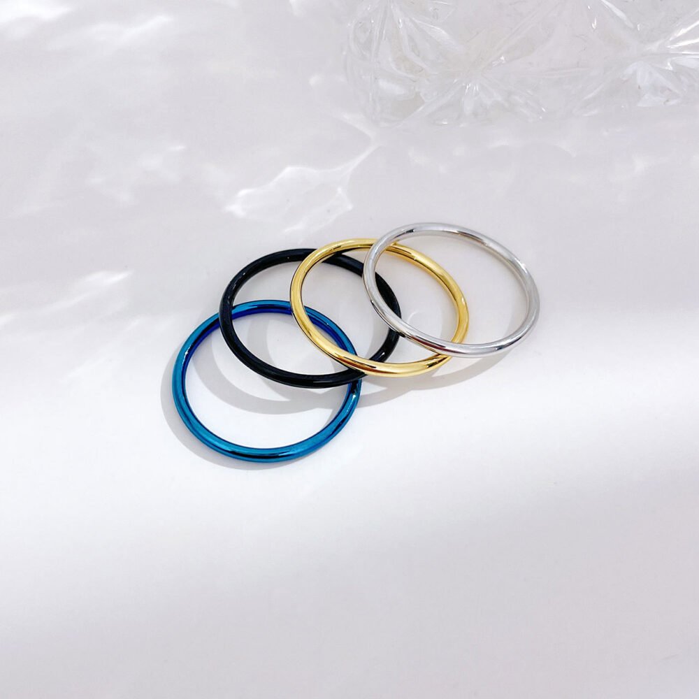 Circle Stainless Steel Ring - Image 4