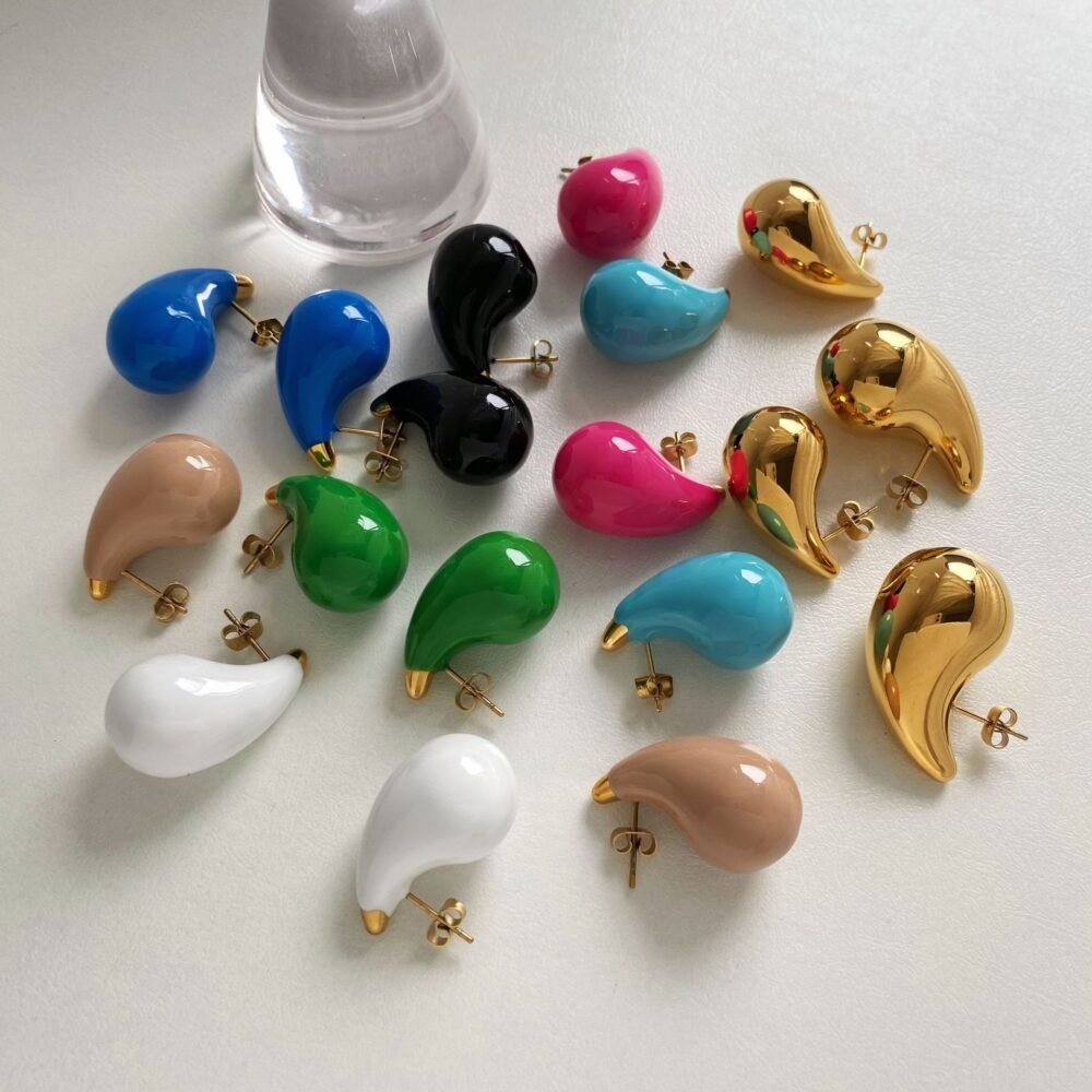 Water Drop Hollow Water Drop Earrings