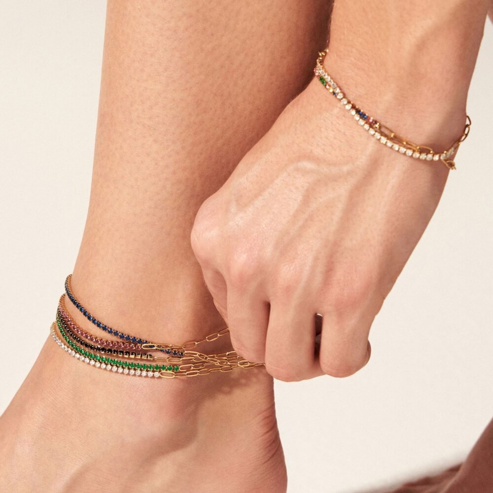 Zircon Ankle Chain Anklet