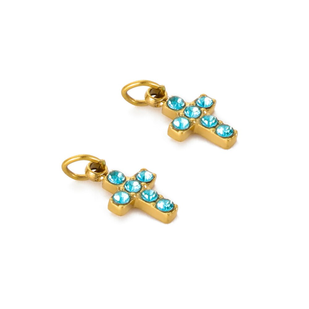 Cross With Diamond Pendants & Charms - Image 2