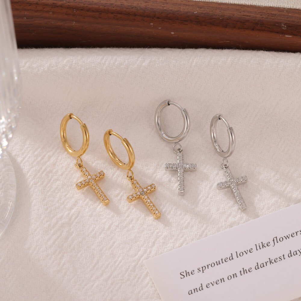Cross Earrings