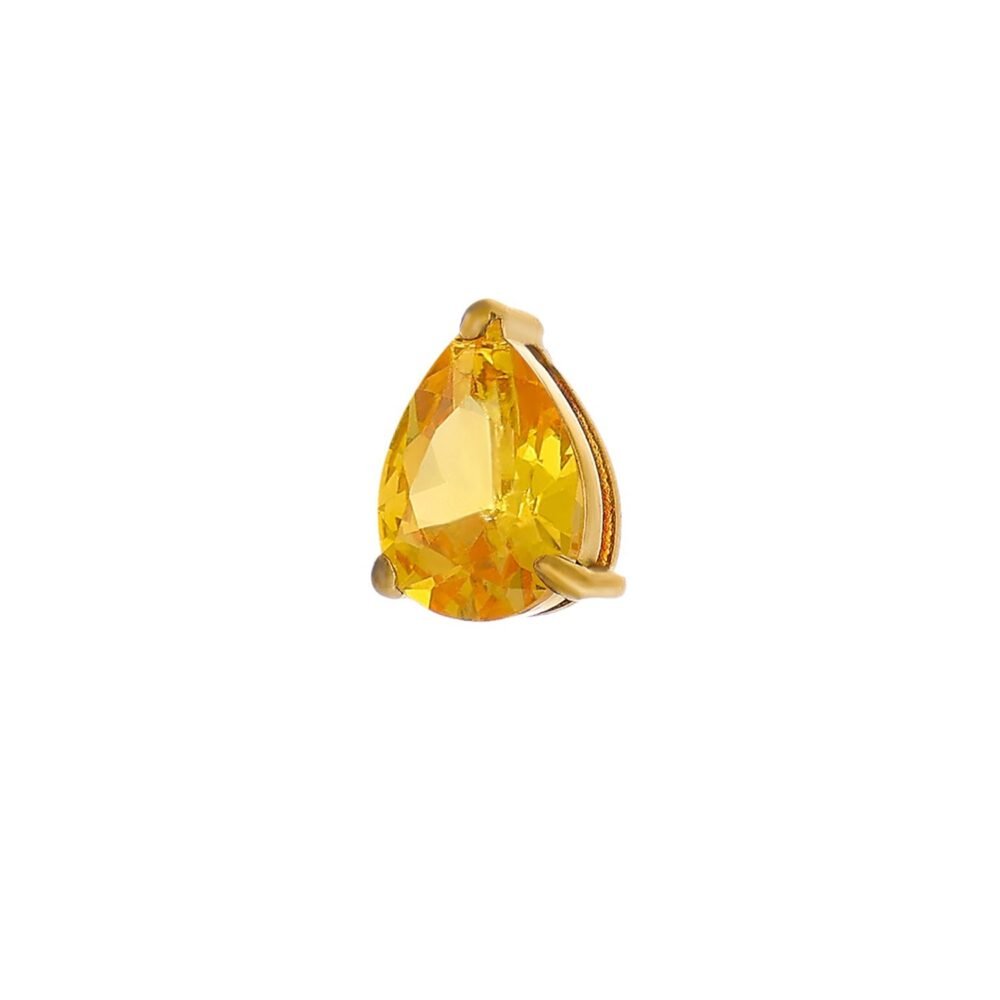 December Color Inlaid Zircon Water Drop Pendants & Charms - Image 5