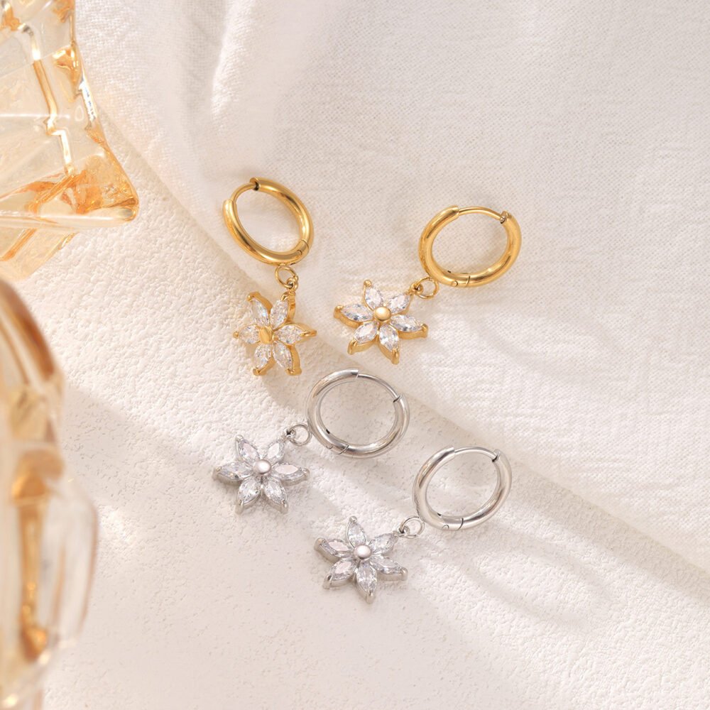 Sunflower Petals Earrings - Image 2