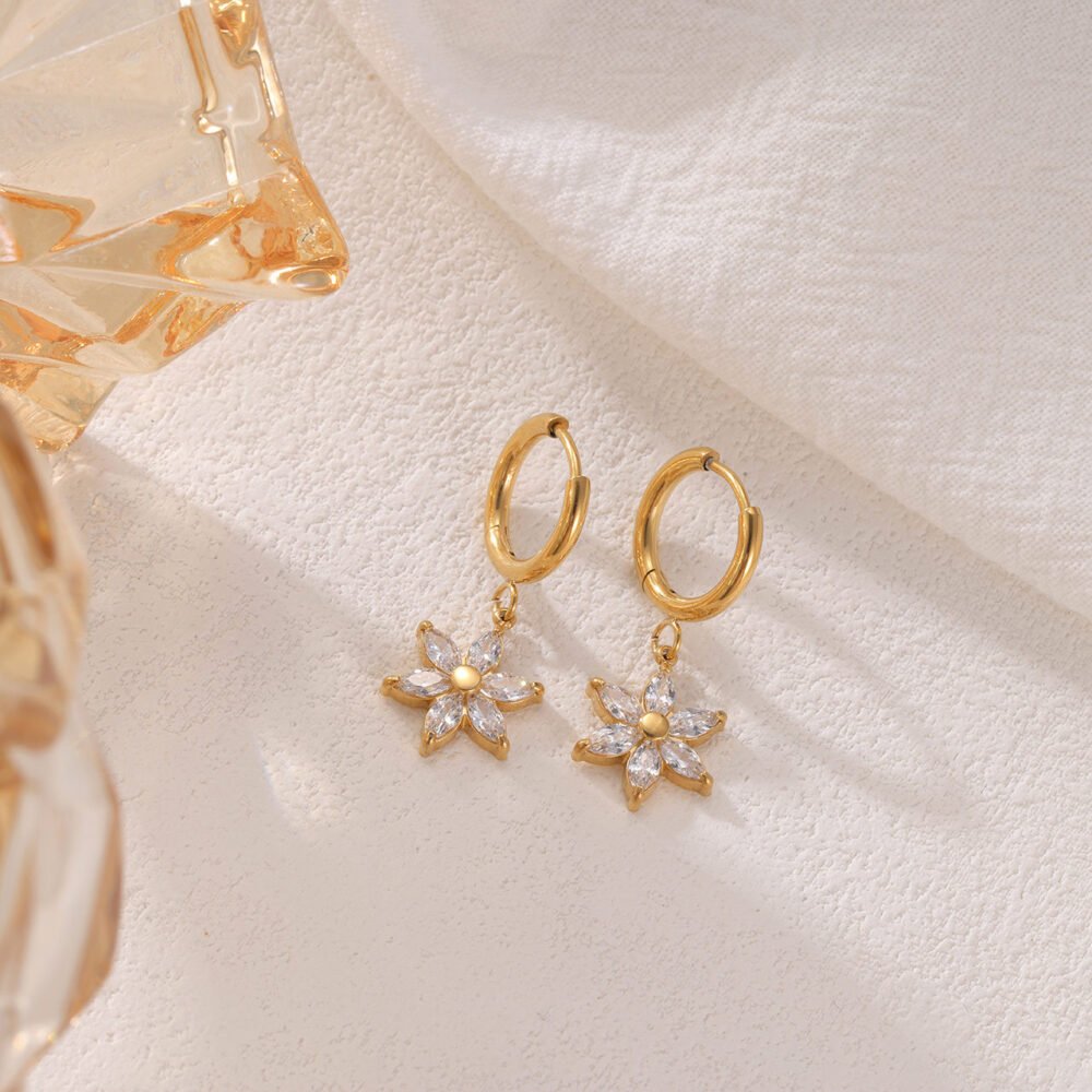 Sunflower Petals Earrings - Image 3
