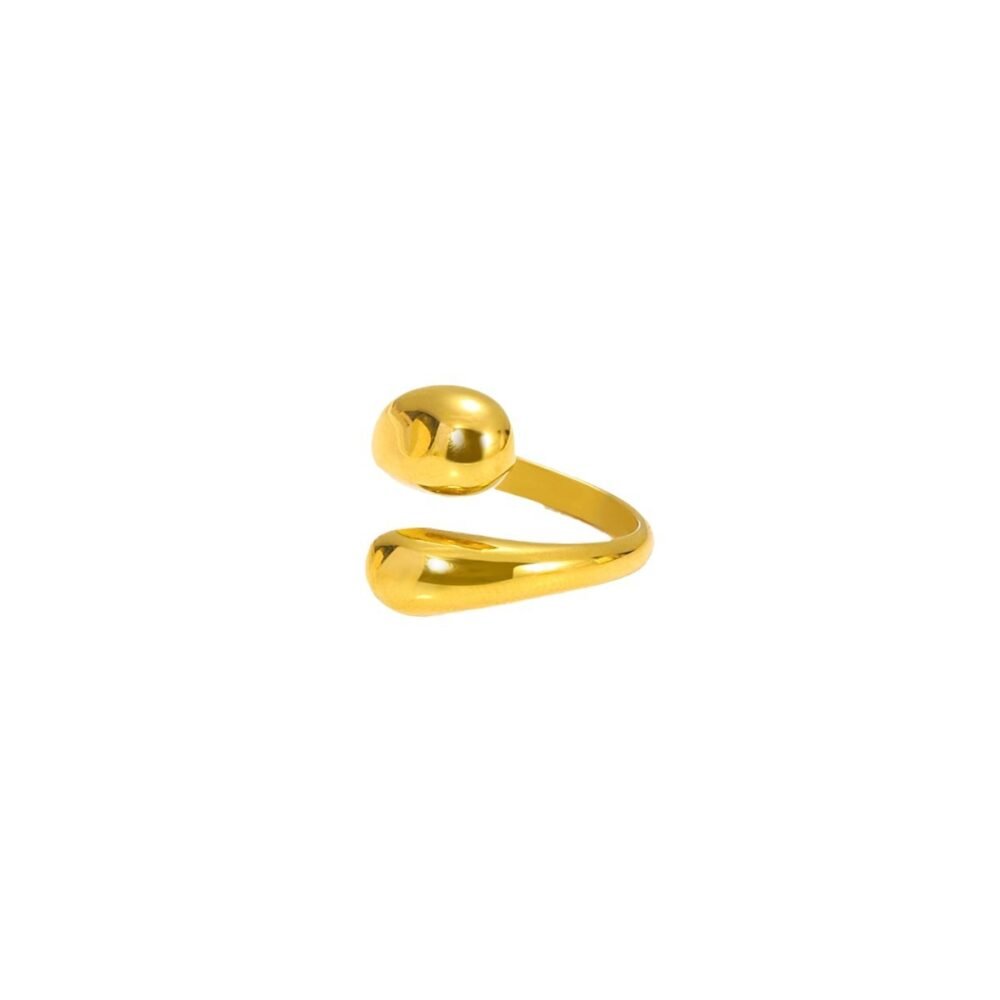 Water Drop Stainless Steel Ring - Image 5