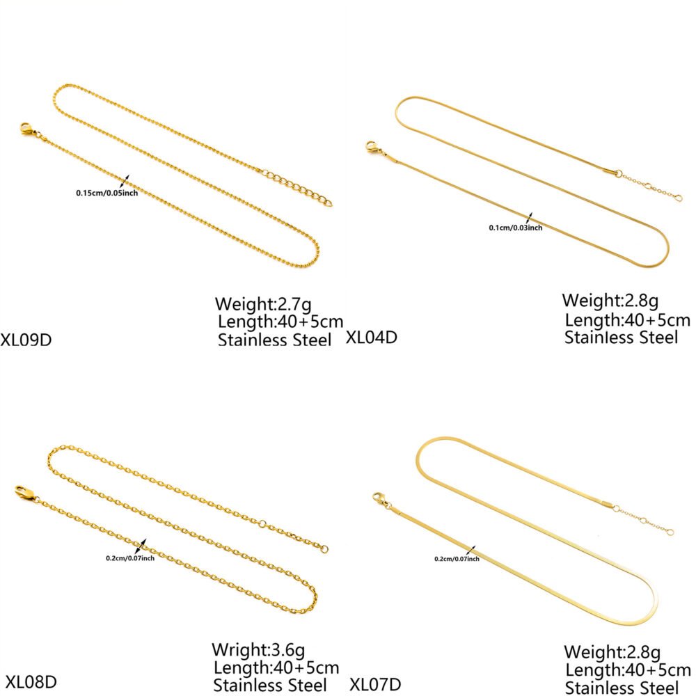 Stainless Steel Chain Necklace - Image 4
