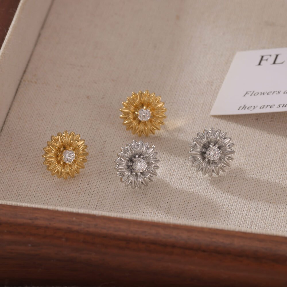 Sunflower Earrings - Image 4