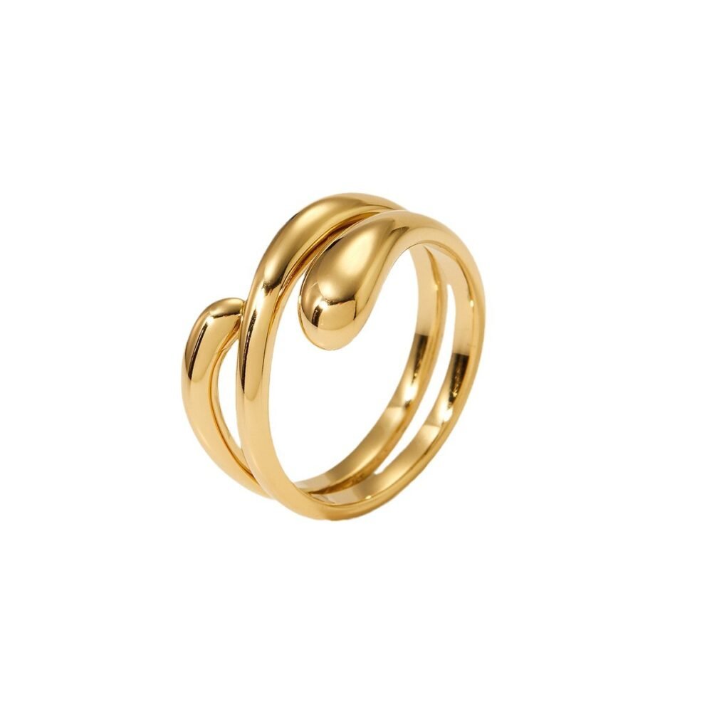 Smooth Multi-Layer Lines Ring - Image 5