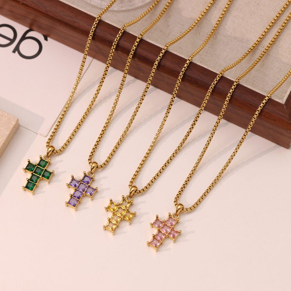 Cross Pattern Necklace - Image 4