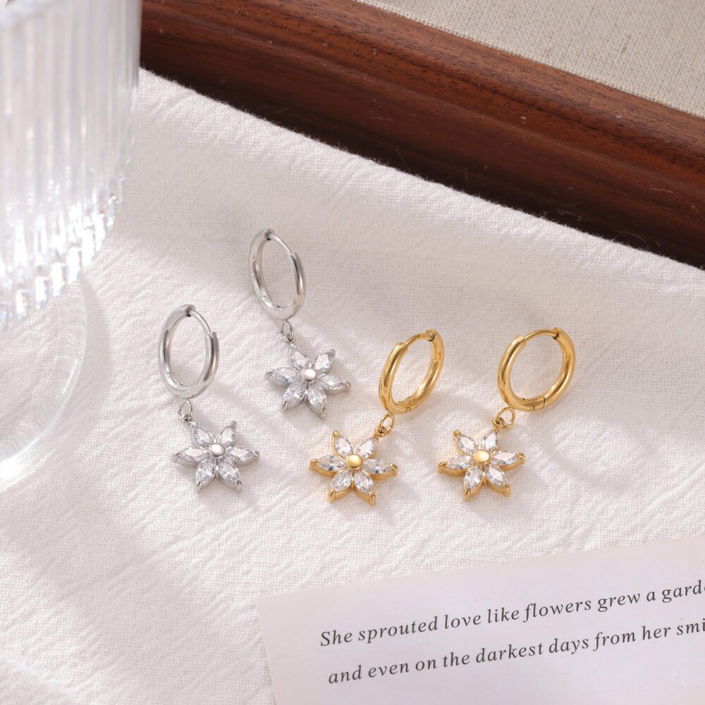 Sunflower Petals Earrings