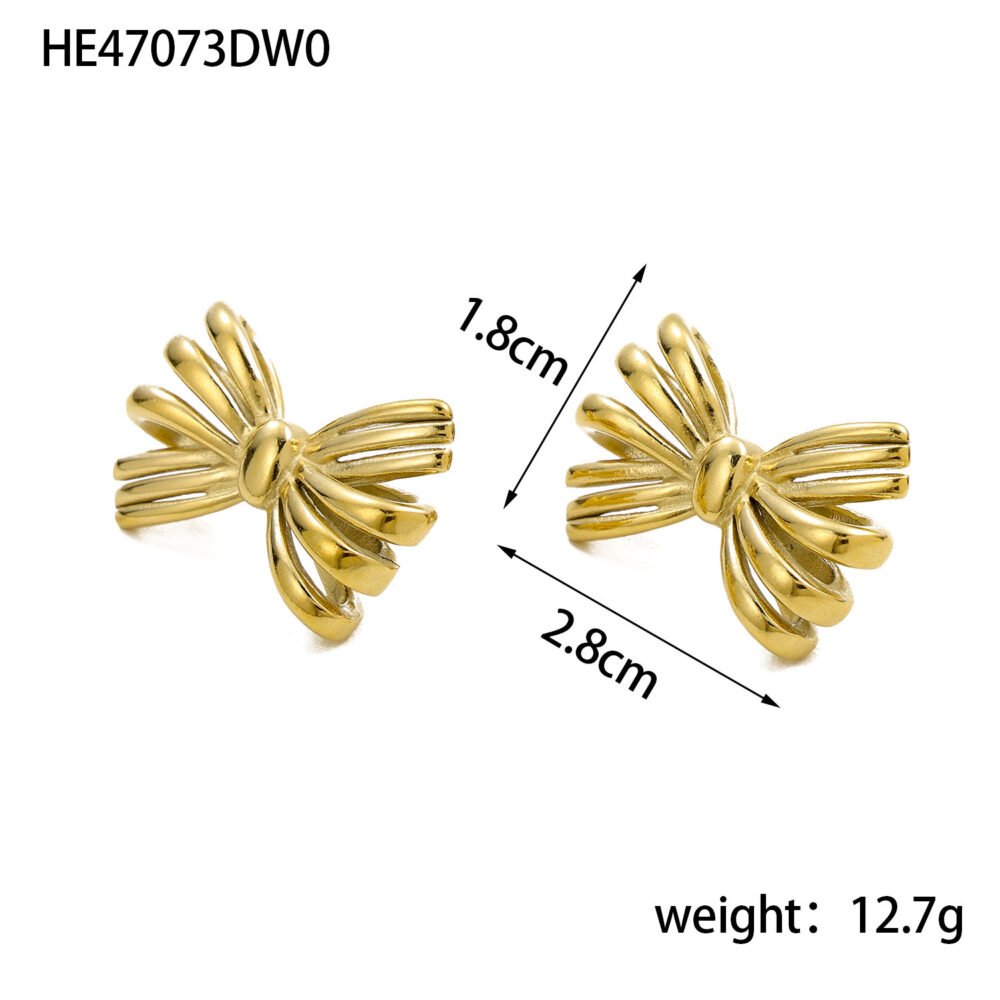 Butterfly Knot Earrings - Image 2
