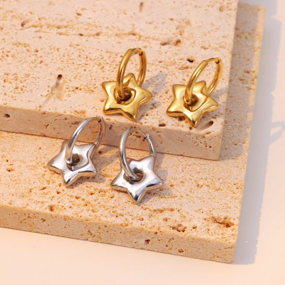 Star-Shaped Earrings - Image 2