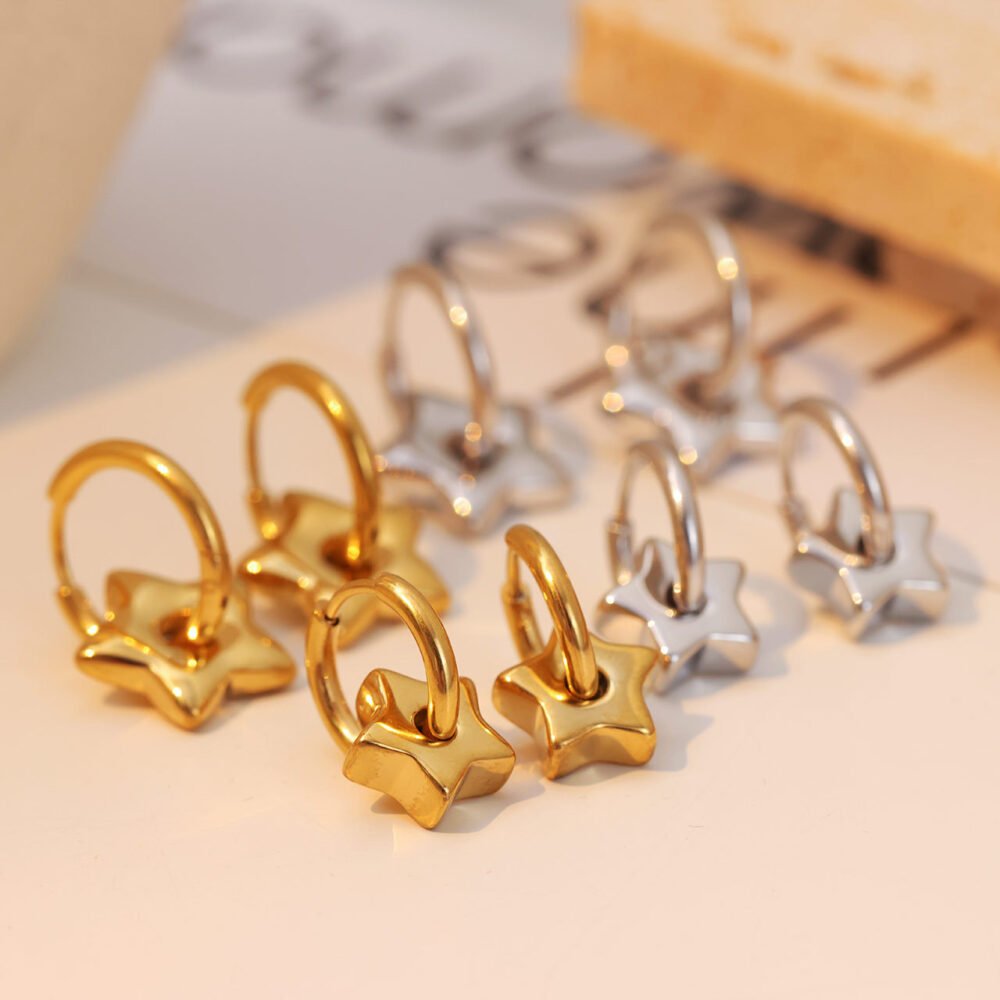 Star-Shaped Earrings - Image 4