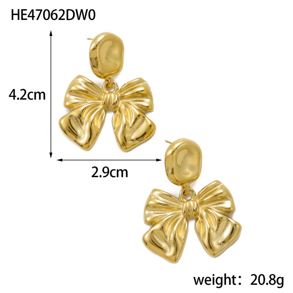 Butterfly Knot Earrings - Image 3