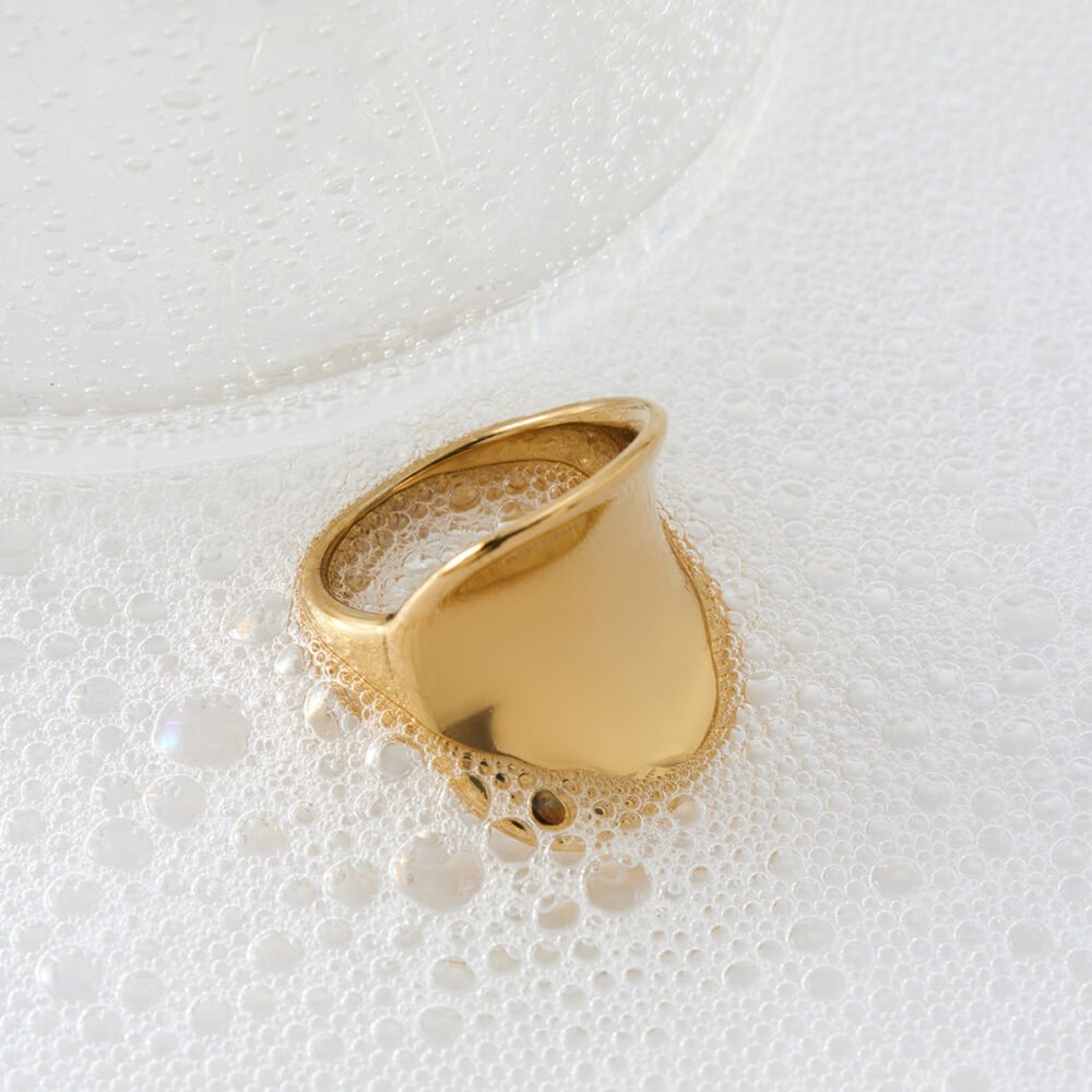 316 Irregular Smooth Surface Ring - Image 3